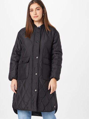 s.Oliver Between-Seasons Coat in Black: front