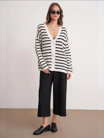 MixRay Strickjacke in Weiß