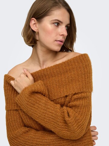ONLY Sweater 'MAGGIE' in Brown