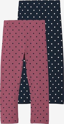 NAME IT Skinny Legginsy 'VIVIAN' w kolorze niebieski: przód