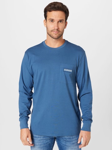 NAPAPIJRI - Camiseta en azul: frente