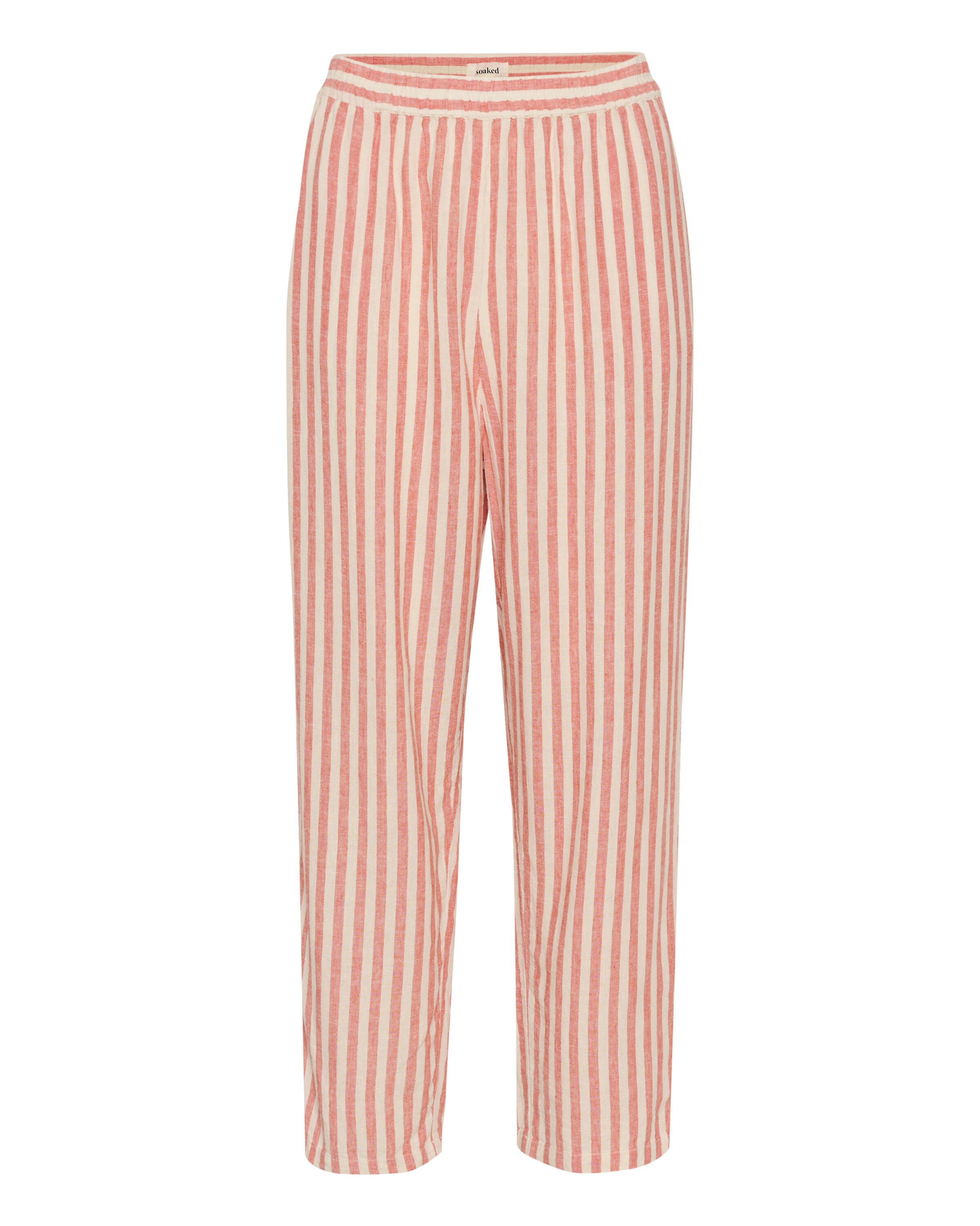 SOAKED IN LUXURY Loosefit Broek 'Belira' in Oranje: voorkant