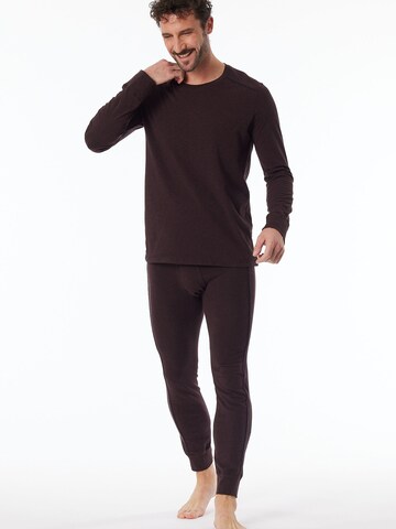 SCHIESSER Shirt in Bruin