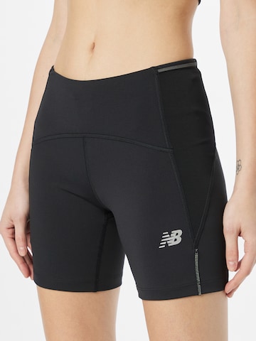 new balance Skinny Sportovní kalhoty – černá