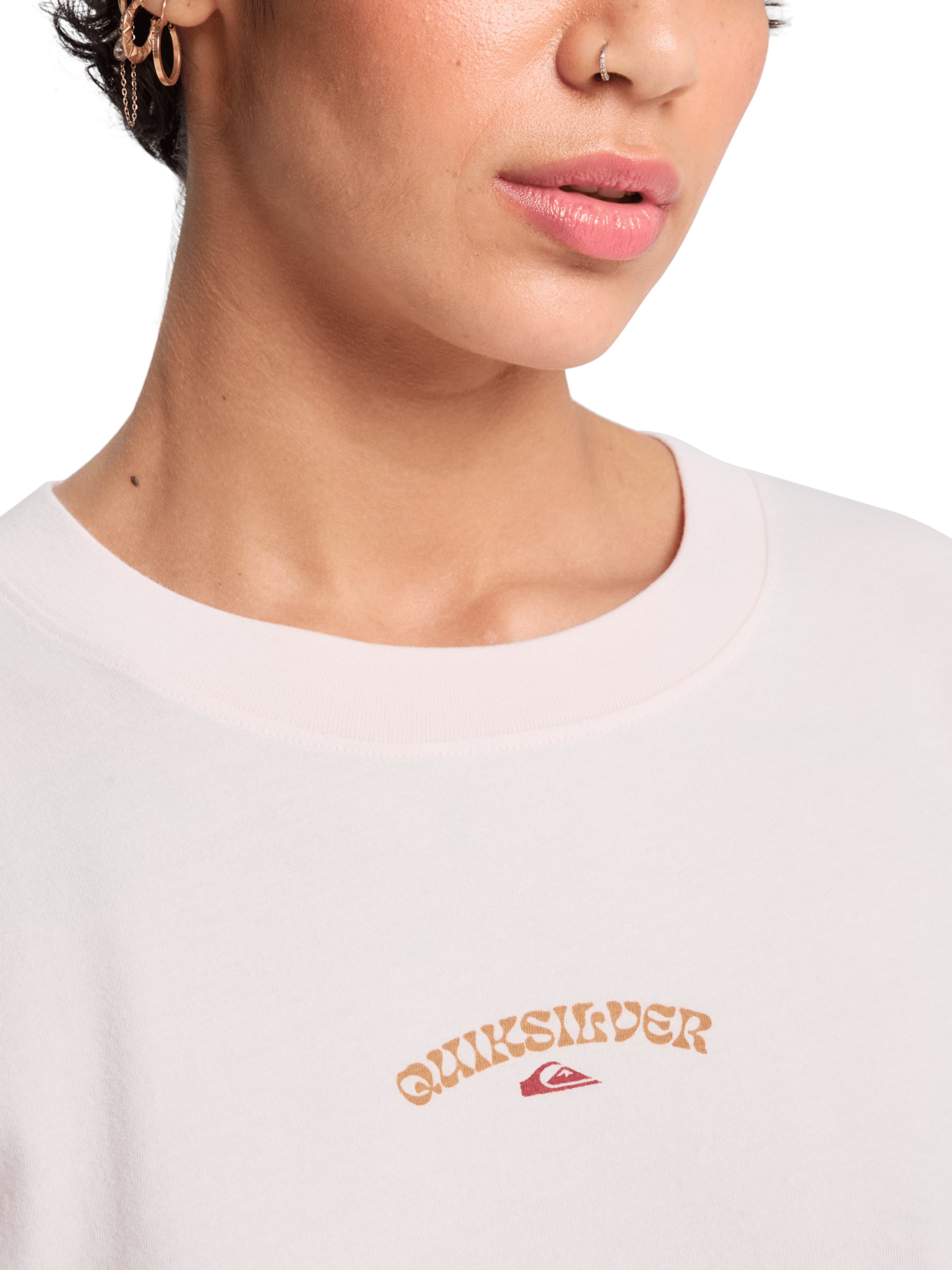 QUIKSILVER Μπλουζάκι σε λευκό