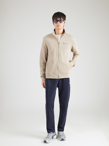 Champion Authentic Athletic Apparel Joggingpak in Beige: voorkant