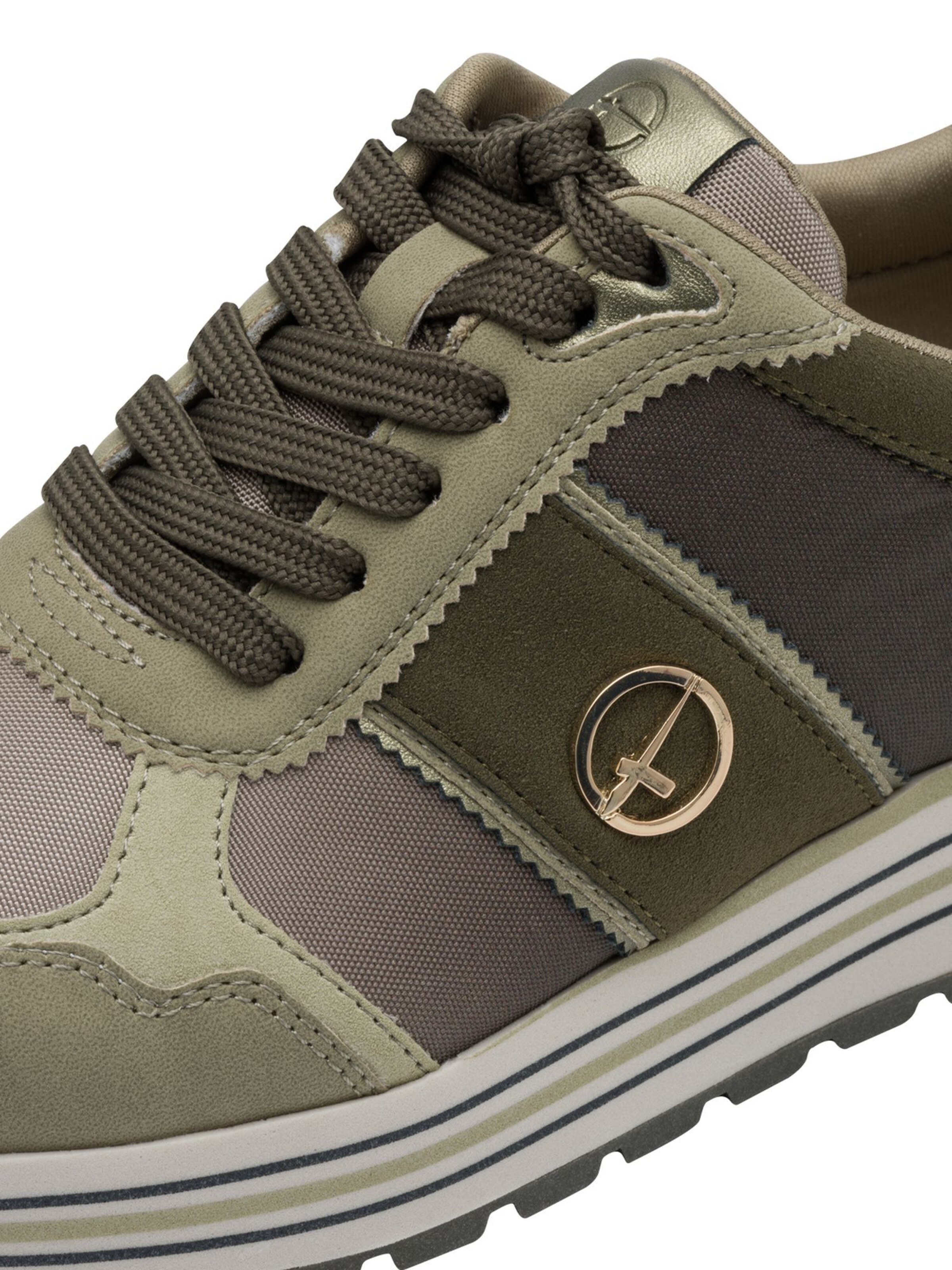 Baskets basses Tamaris en vert