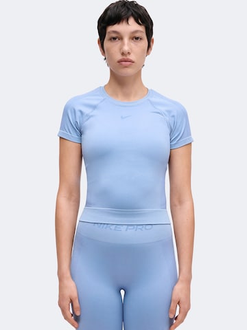 NIKE Funkcionális felső 'NP' - kék: elől