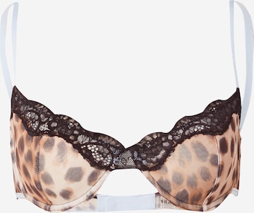 WILD LOVERS Σουτιέν για T-Shirt Σουτιέν 'LYRA' σε καφέ: μπροστά
