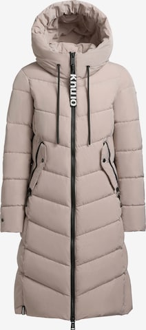 Manteau d’hiver 'Mikia' khujo en beige : devant
