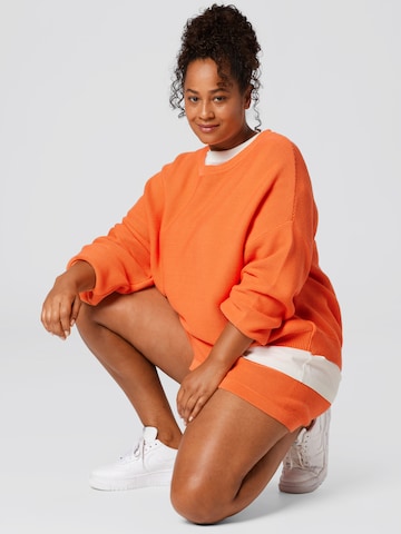 A LOT LESS Pullover 'Naja' in Orange