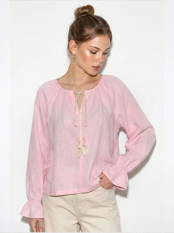 Bianco Lucci Bluse 'Blusen'‌‌‌‌‌‌‌ in Pink