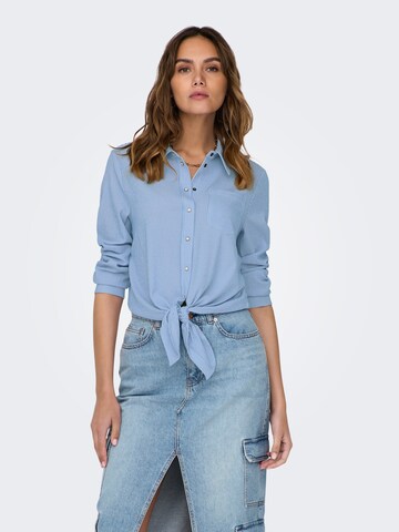 ONLY Blouse 'ONLLECEY' in Blue: front