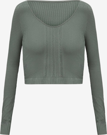 No Matter What Shirt 'Ball' in Grün: Vorderseite