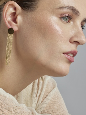 Luxenter Ohrringe 'Dencel'‌‌‌‌‌‌‌‌‌‌ in Gold: Vorderseite