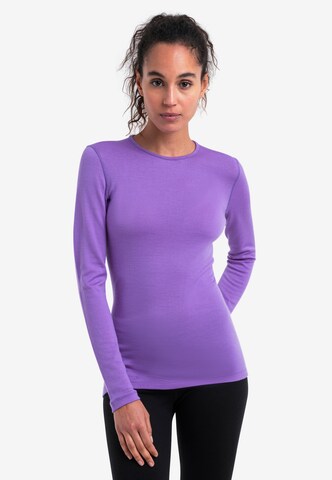 ICEBREAKER - Camiseta térmica en lila: frente