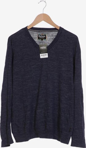 Barbour Sweater & Cardigan in XL in Blue: front