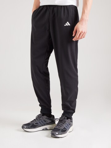 ADIDAS PERFORMANCE Tapered Sporthose 'WALK-ON' in Schwarz: Vorderseite