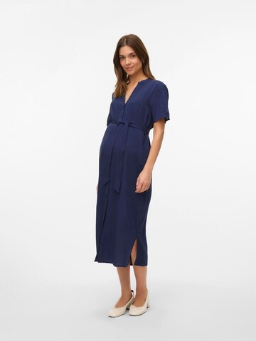 Abito camicia 'VMMVica' di Vero Moda Maternity in blu