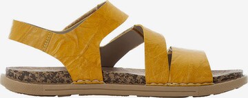 Sandales Rieker en jaune