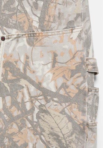 Pull&Bear Широка кройка Карго панталон 'STWD' в бежово