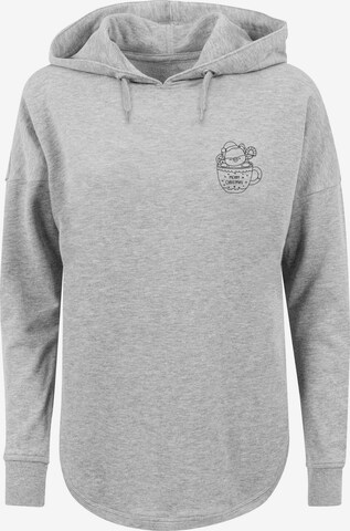 F4NT4STIC Sweatshirt in Grey: front