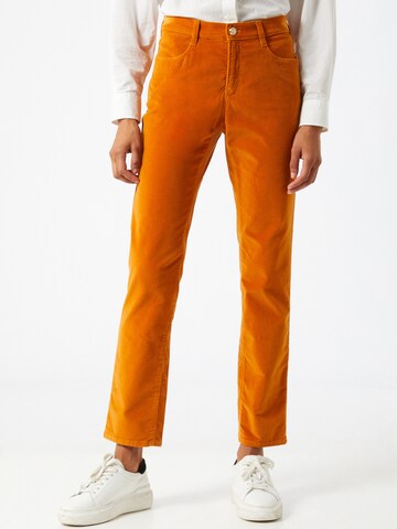 Coupe slim Pantalon 'Mary' BRAX en orange : devant