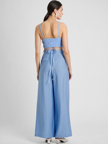 Wide leg Pantaloni con pieghe 'Finja' di Guido Maria Kretschmer Women in blu