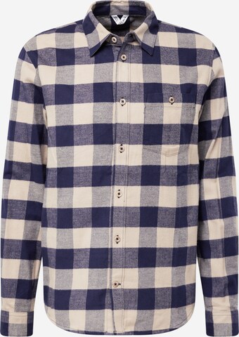 MELAWEAR - Regular Fit Camisa 'SAHEL' em azul: frente