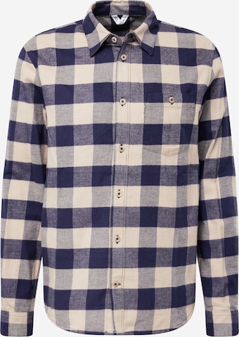 MELAWEAR Regular fit Button Up Shirt 'SAHEL' in Blue: front