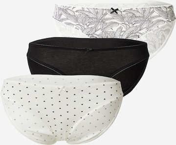 juoda ETAM Moteriškos kelnaitės 'JACKIE': priekis