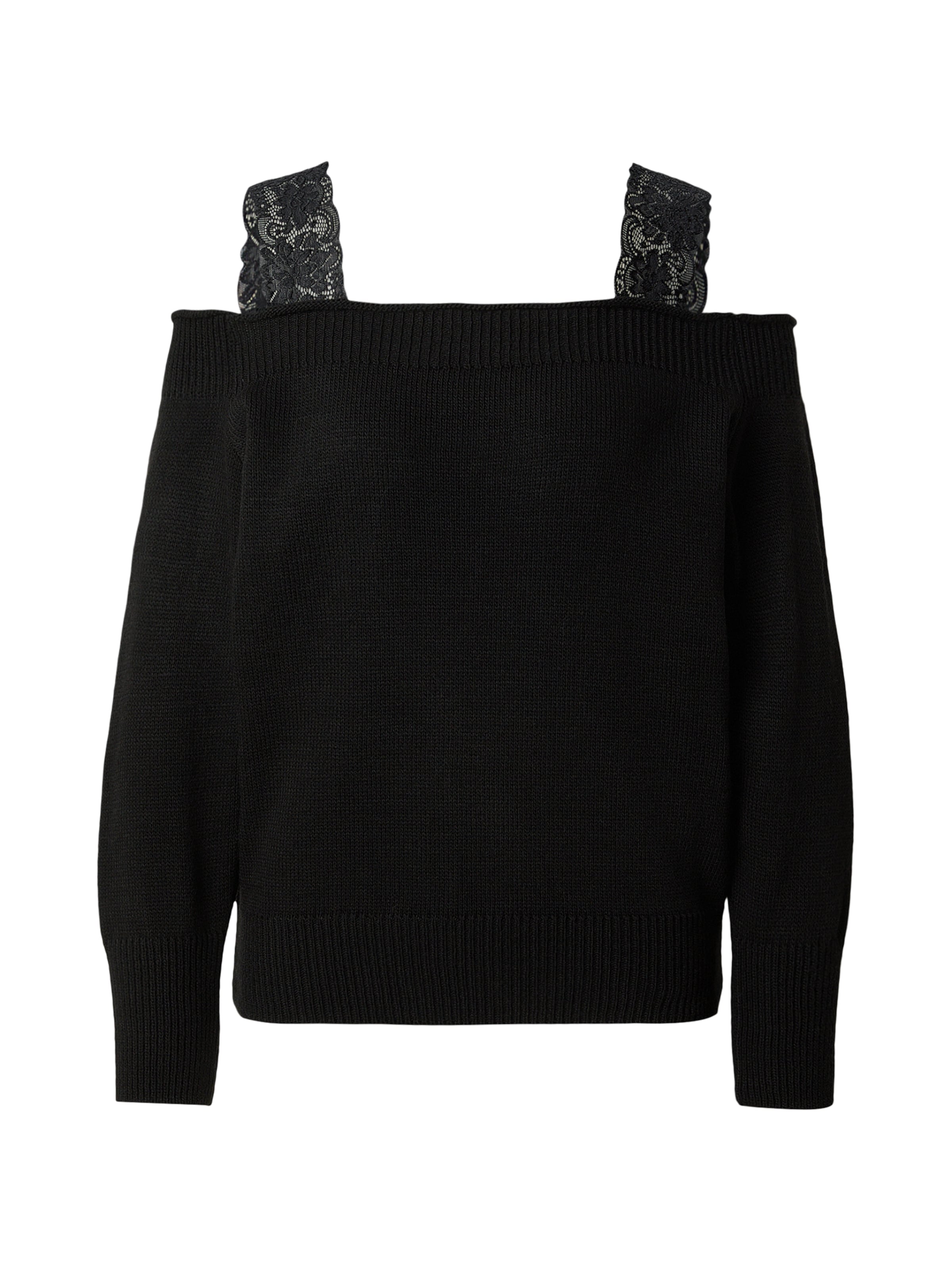 ABOUT YOU Pulóver 'Silke' - fekete: elől