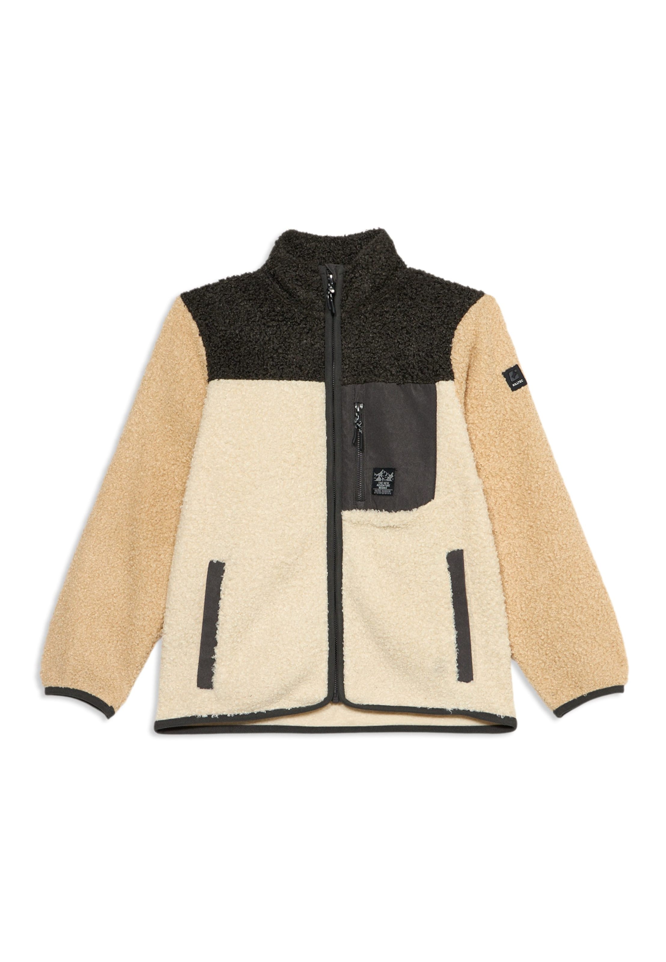 KILLTEC - Chaqueta polar funcional en beige: frente