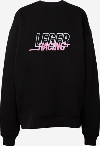 LeGer by Lena GerckeSweater majica 'Dorkas' - crna boja: prednji dio