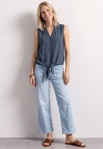 STREET ONE Blouse in Blue: front