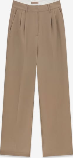 GUESS Bundfaltenhose 'W5YB08WGHC2' in 40 in dunkelbeige, Produktansicht