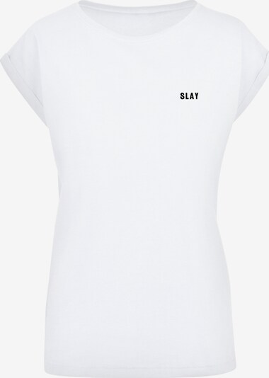 F4NT4STIC T-shirt 'Slay' en noir / blanc, Vue avec produit