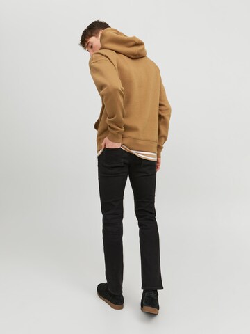 JACK & JONES Sweatshirt 'Star' in Brown