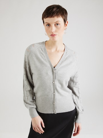 Cardigan 'EVA' OBJECT en gris : devant