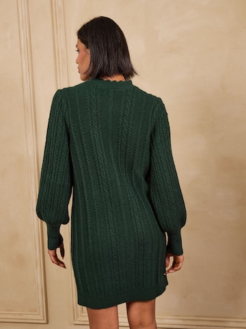 love & roses Knit dress in Green