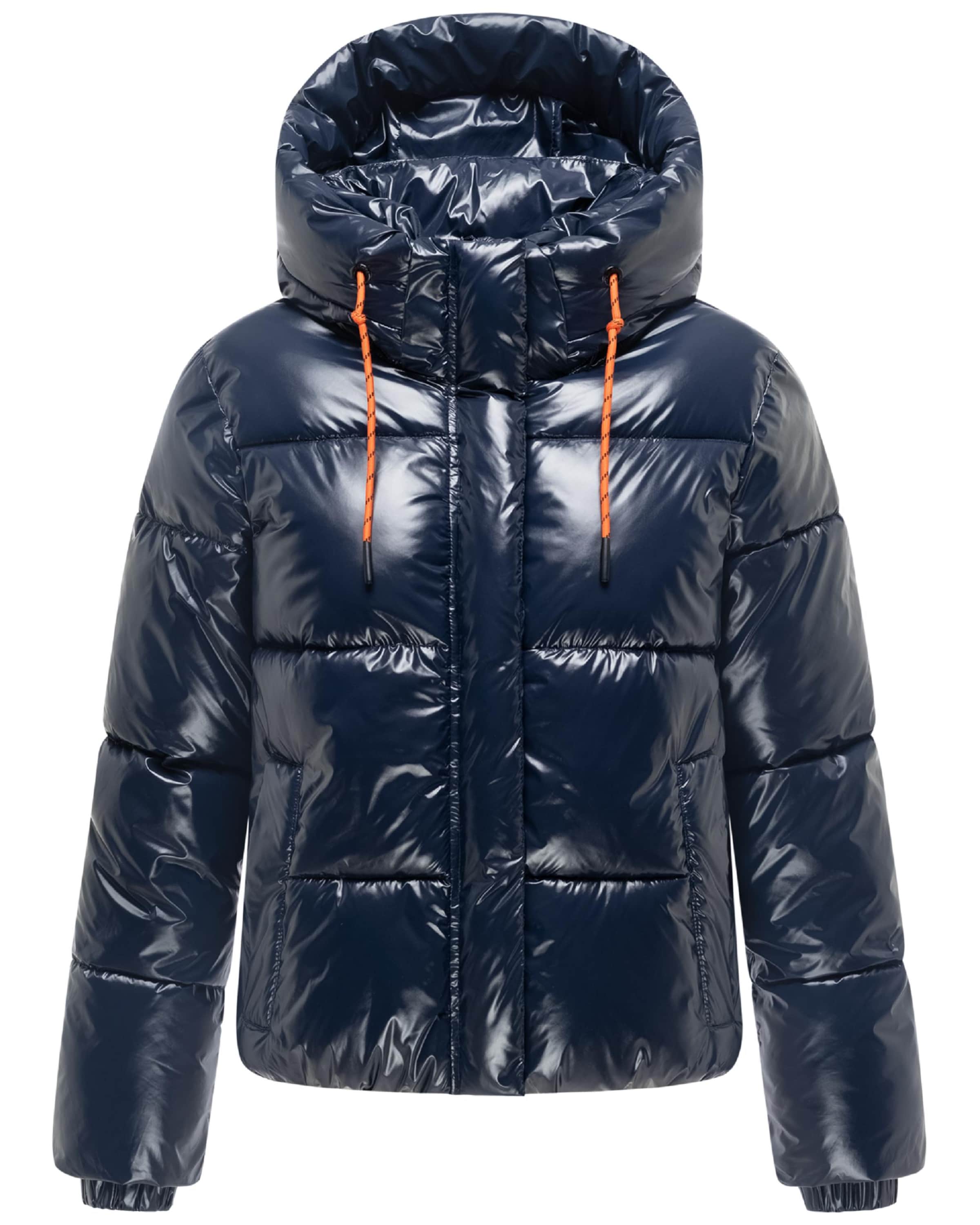 MARIKOO Winter Jacket in Blue: front