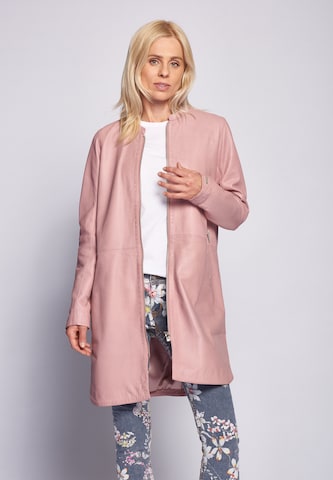 Maze Between-Seasons Coat '420-20-40' in Pink