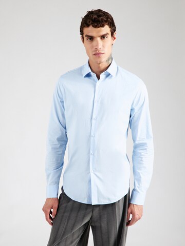 Slim fit Camicia 'ESNTL' di Calvin Klein in blu: frontale