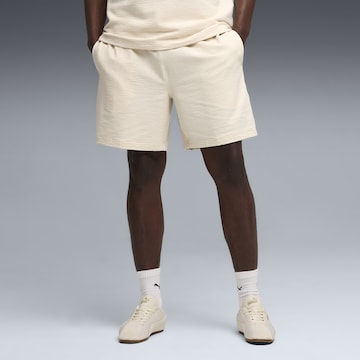 PUMA Regular Sportbroek 'Essentials' in Beige: voorkant