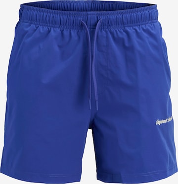 JACK & JONES Board Shorts 'JPSTMaui' in Blue: front