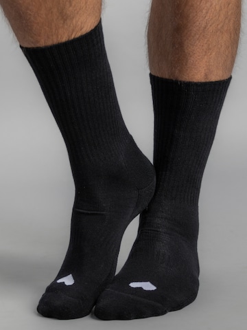 Dirts Socken 'Coração Socks'‌‌‌‌‌ in Schwarz