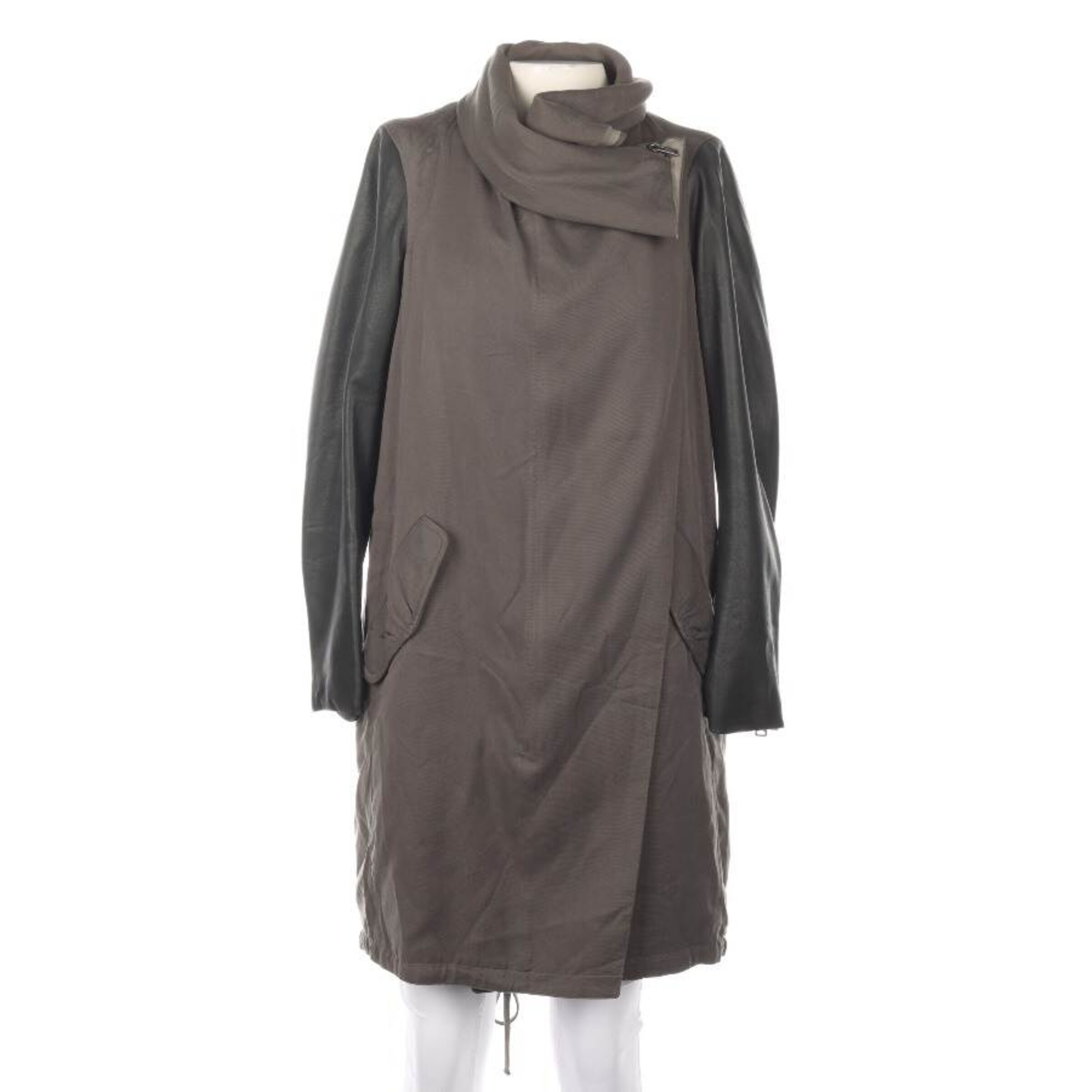 All Saints Spitalfields Jacket & Coat in XS in Grey: front