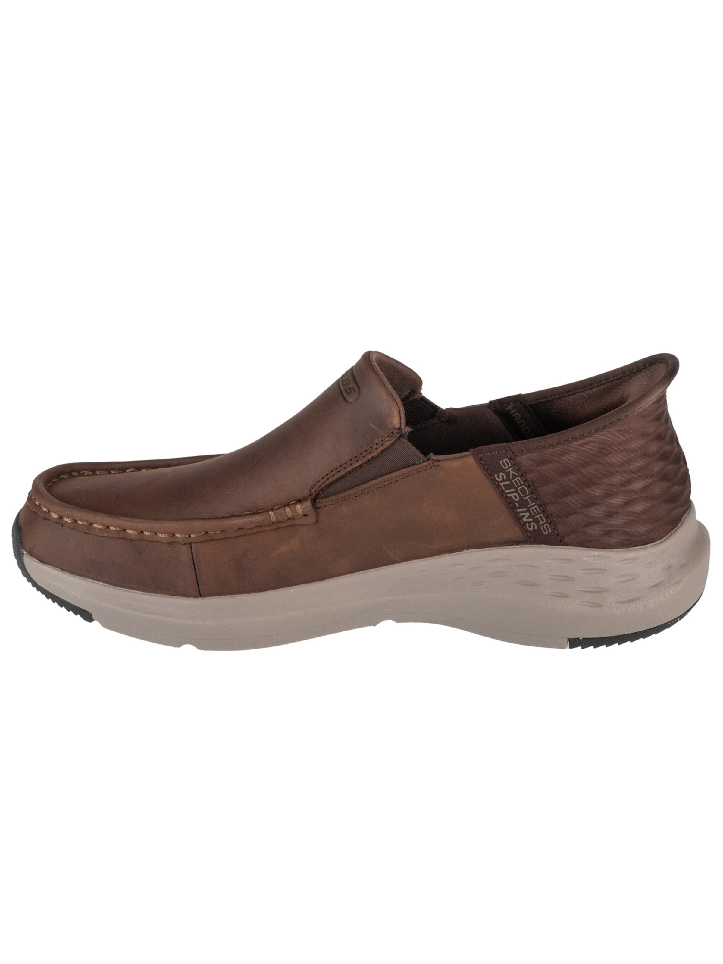 SKECHERS Classic Flats 'Skechers Slip-Ins Parson - Oswin' in Brown: front