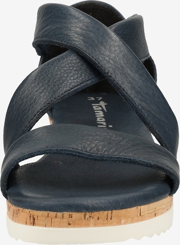 TAMARIS Sandalen met riem in Blauw