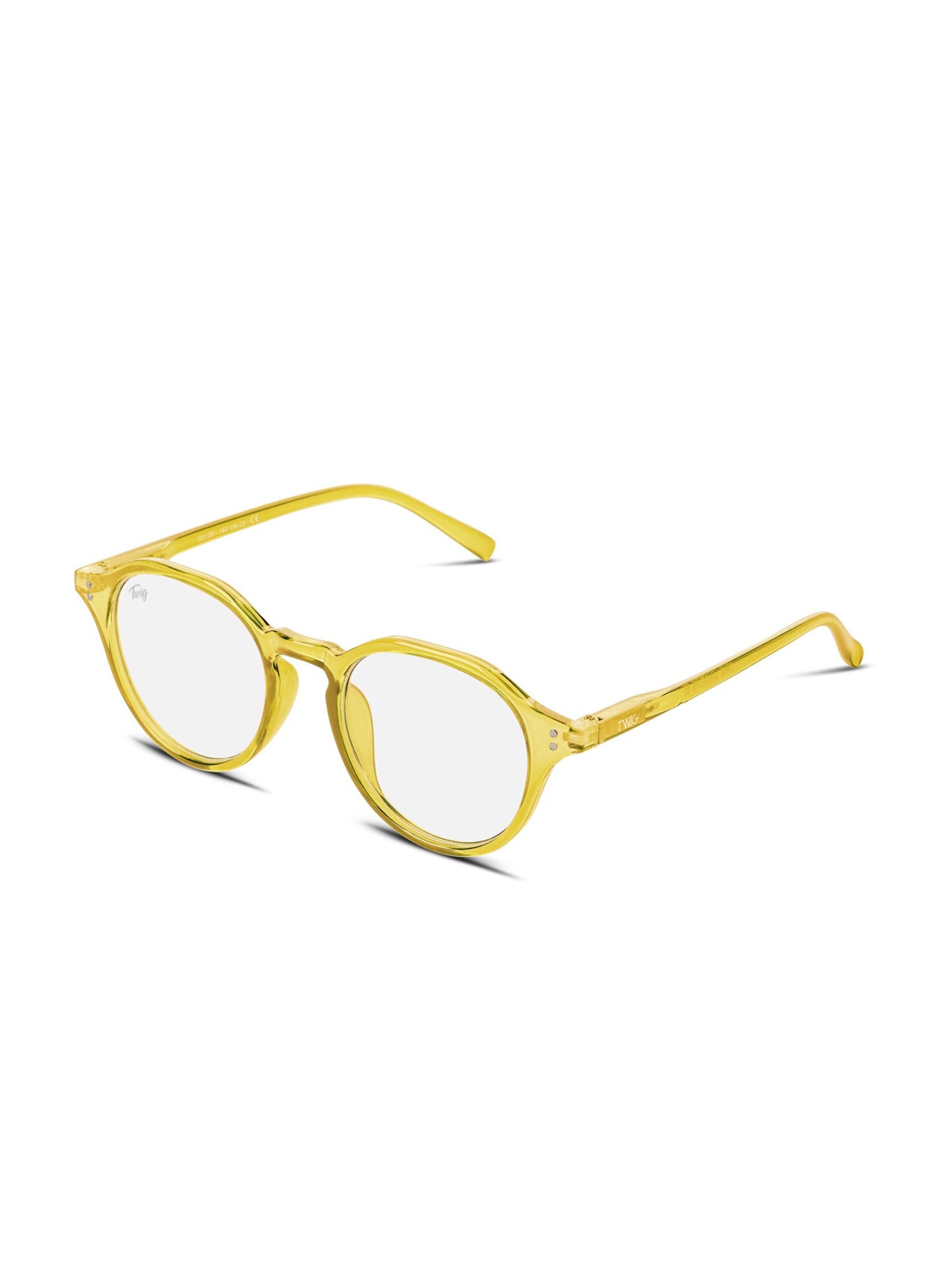 Occhiali 'Langevin BlueLight' di TWIG Concept Milano in giallo